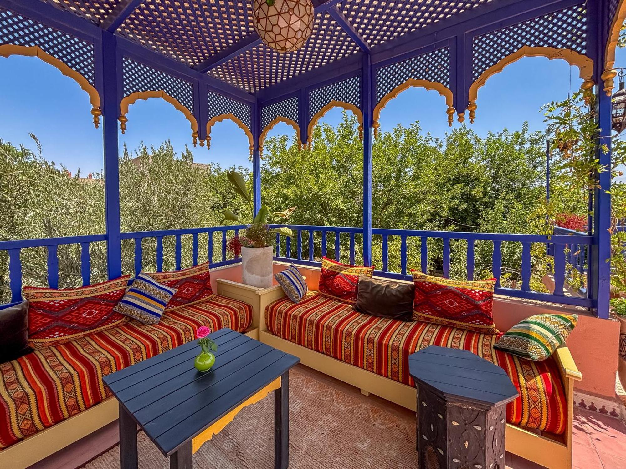 Le Bleu House Villa Marrakesh Exterior photo